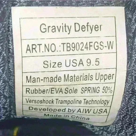 G-DEFY GRAVITY DEFYER MIGHTY WALK SHOES. - Picture 8 of 8